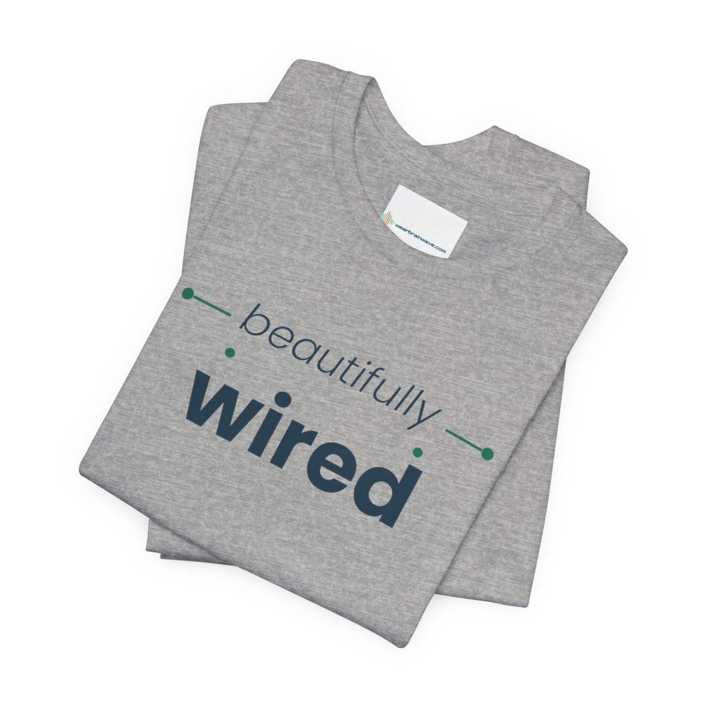 ADHD Unisex T-Shirt, Beautifully Wired Minimal Tech Graphic