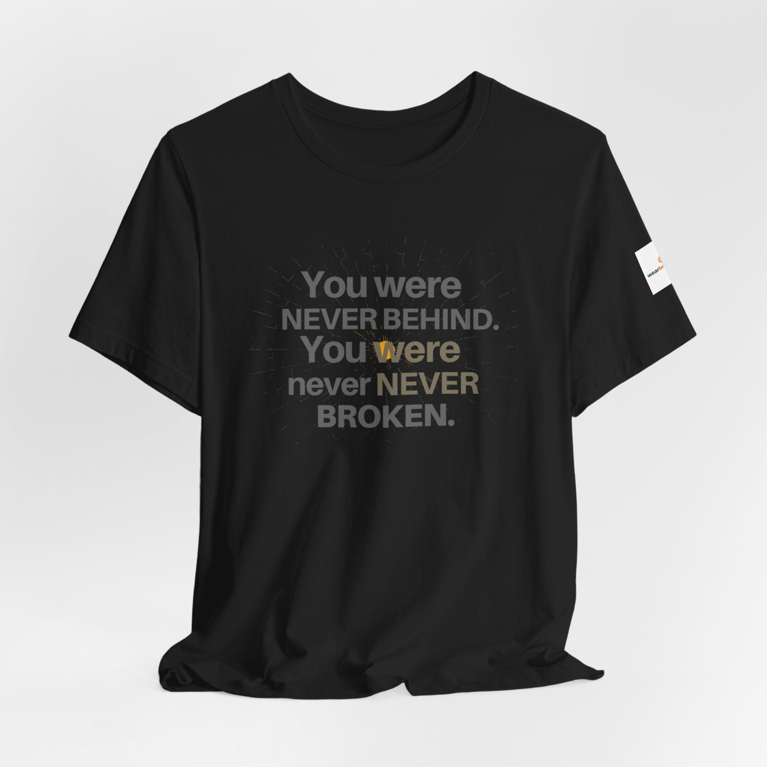 Awareness and event apparel — Different Mind Limitless Potential neon waveform t-shirt