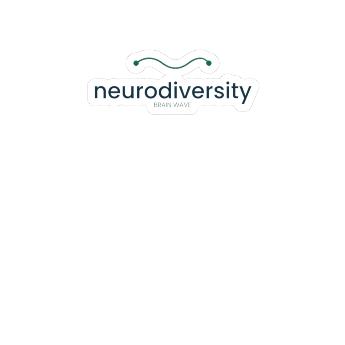 Neurodiversity ADHD Sticker | Neurospicy Vinyl Sticker | Neurodivergent Gift | Brain Wave