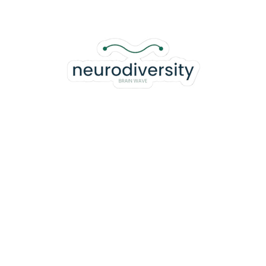 Neurodiversity ADHD Sticker | Neurospicy Vinyl Sticker | Neurodivergent Gift | Brain Wave