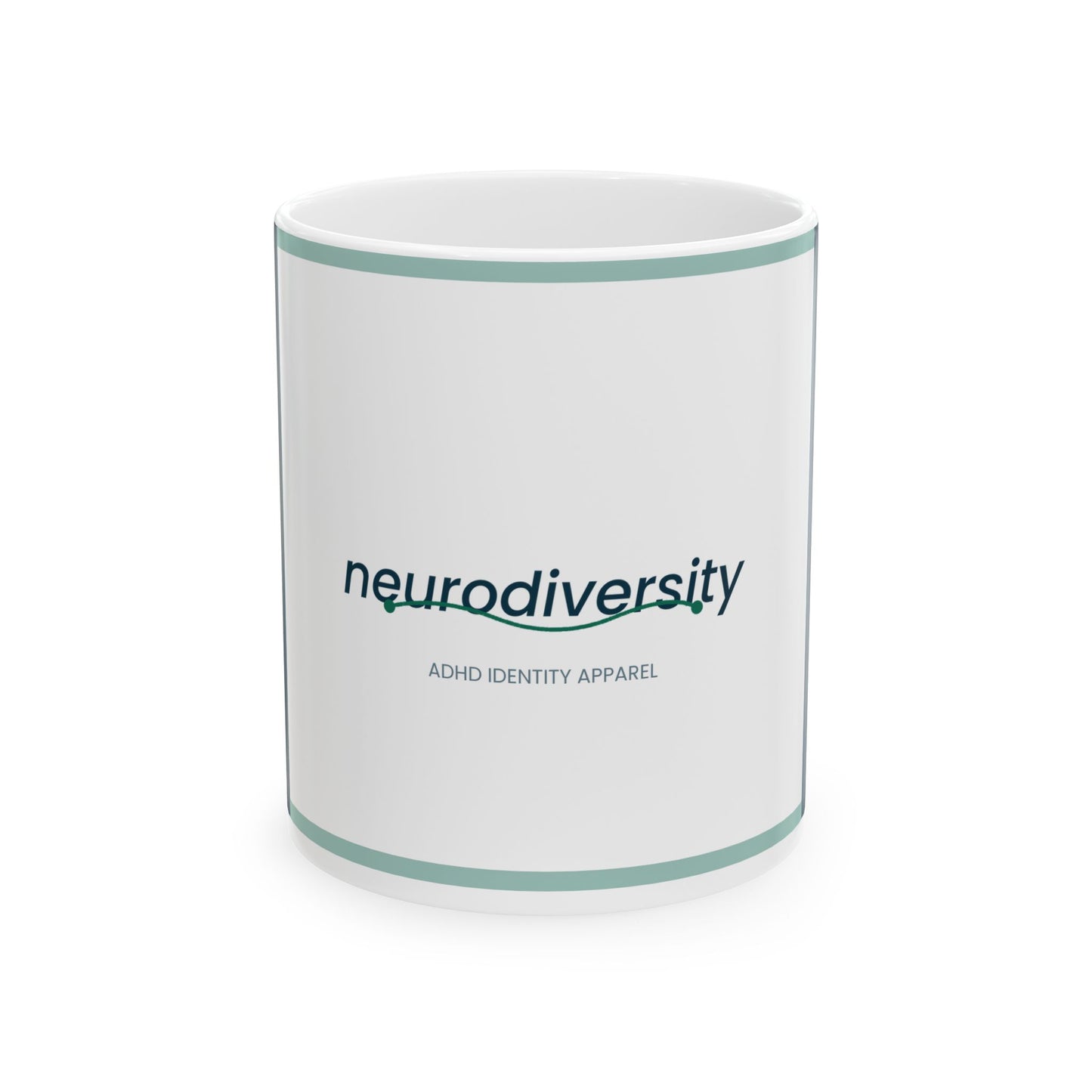 Neurodiversity ADHD Coffee Mug | Neurospicy Mug | Neurodivergent Gift | Brain Wave
