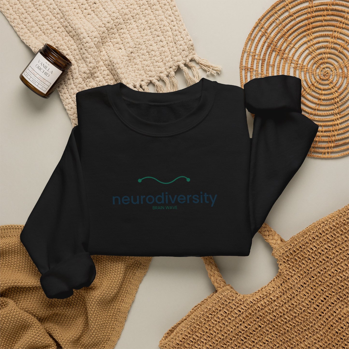 Neurodiversity Crewneck Sweatshirt – Minimalist Awareness Pullover