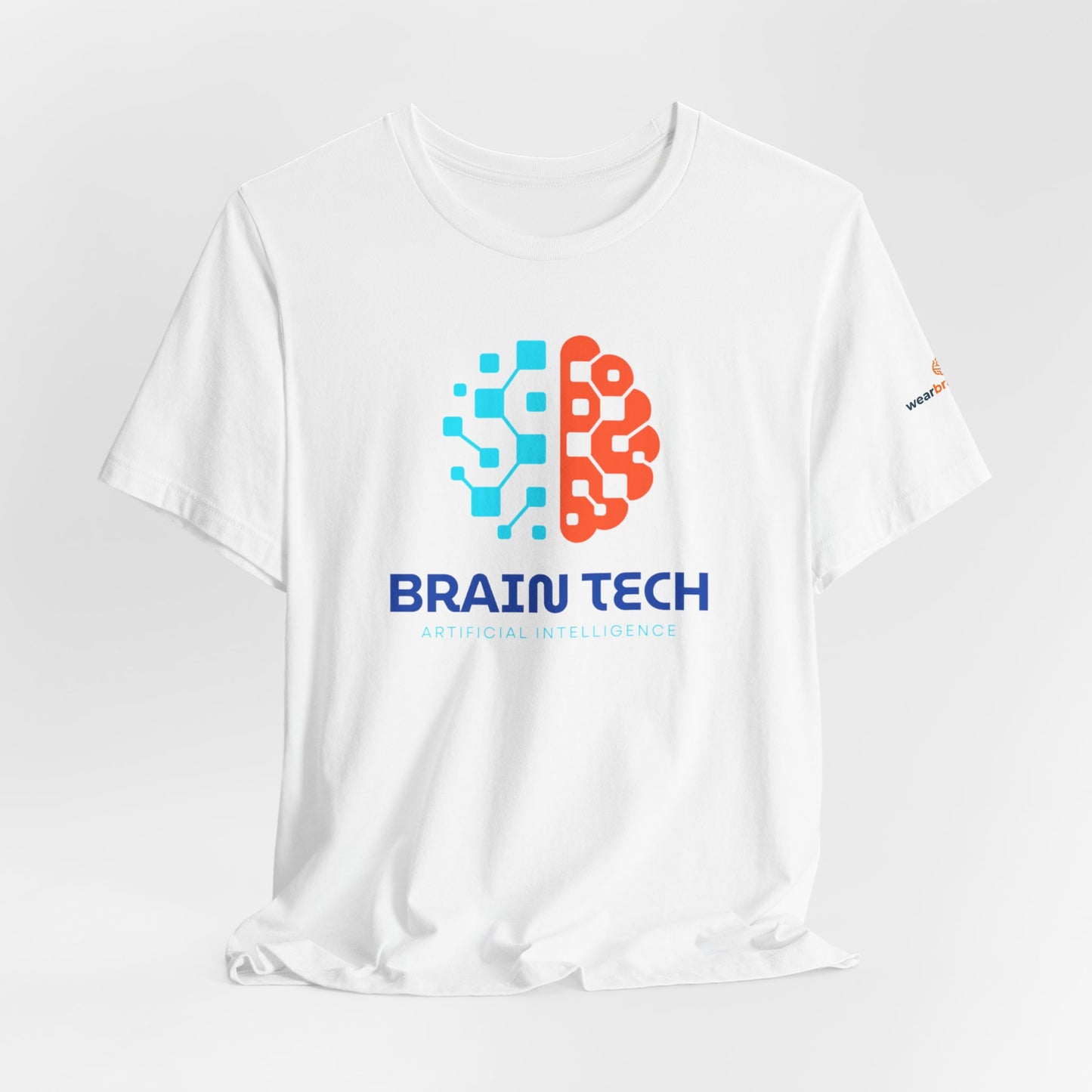Neurodivergent Unisex T-Shirt, BrainTech AI Logo Graphic