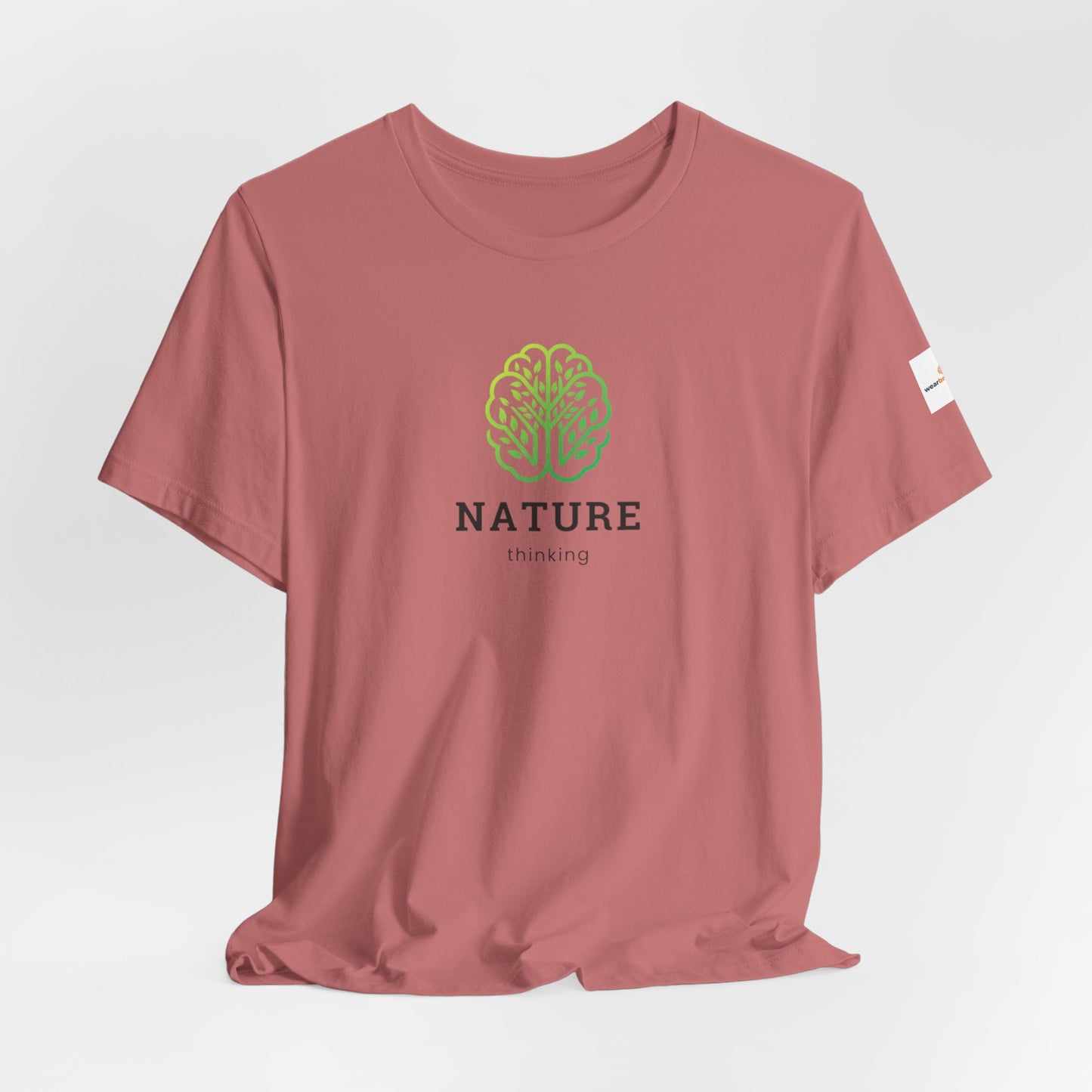 Neurodivergent Unisex T-Shirt, Nature Thinking Botanical Graphic