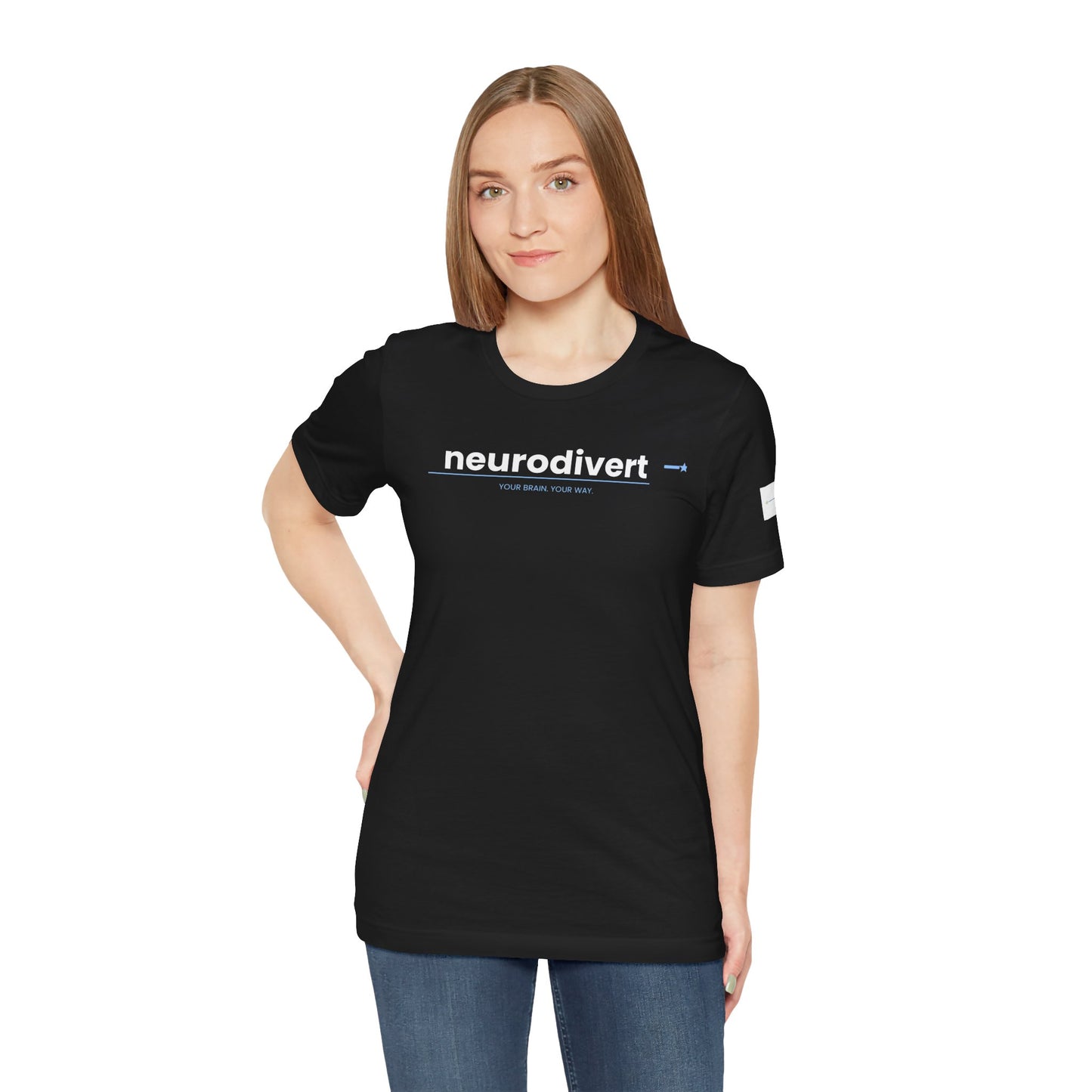Neurodiversity Unisex T-Shirt, Neurodivert Your Brain Your Way