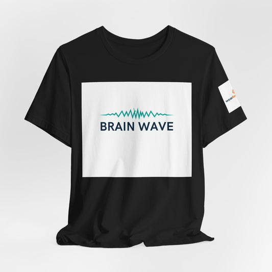 ADHD Unisex T-Shirt, Brain Wave Brain Noise Graphic Design