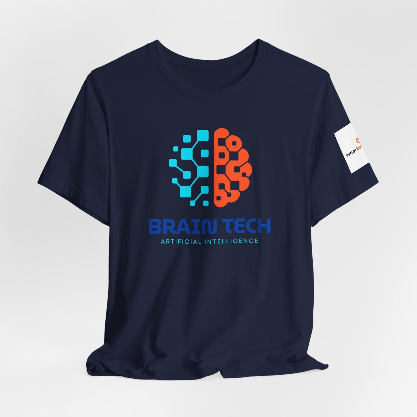 Neurodivergent Unisex T-Shirt, BrainTech AI Logo Graphic