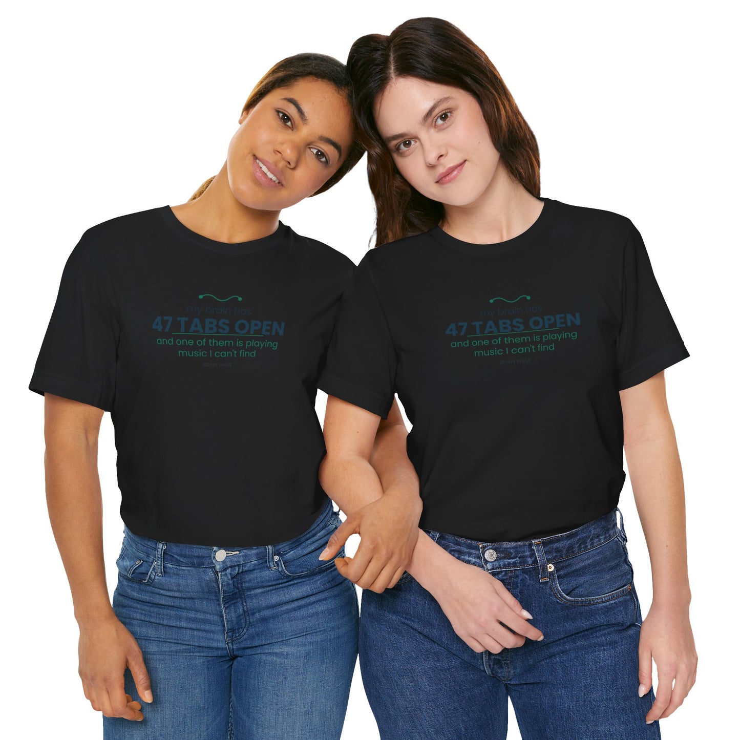 Neurospicy ADHD Graphic Tee | Funny Neurodivergent Shirt | Brain Wave