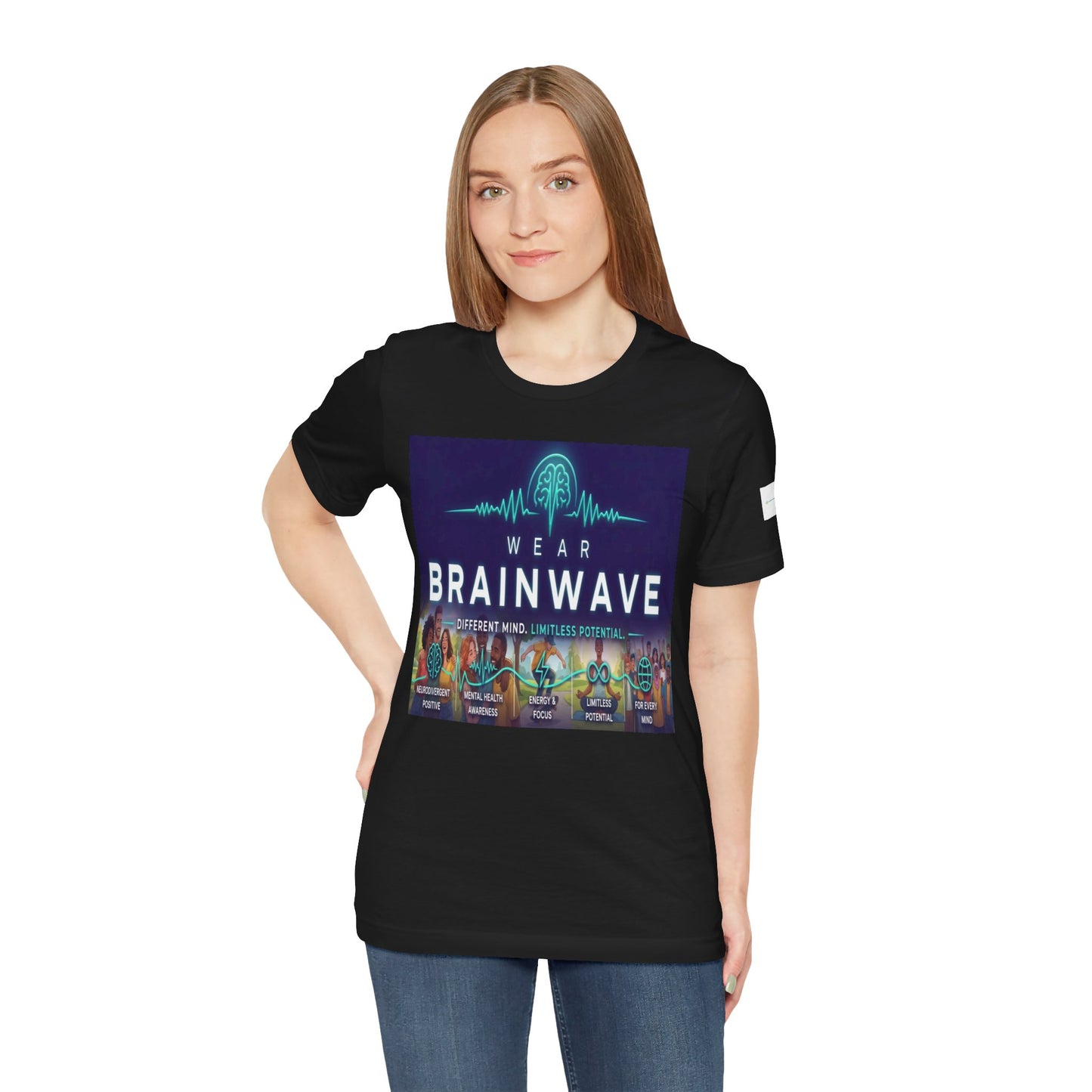 ADHD Unisex T-Shirt, Wear BrainWave Different Mind Limitless Potential