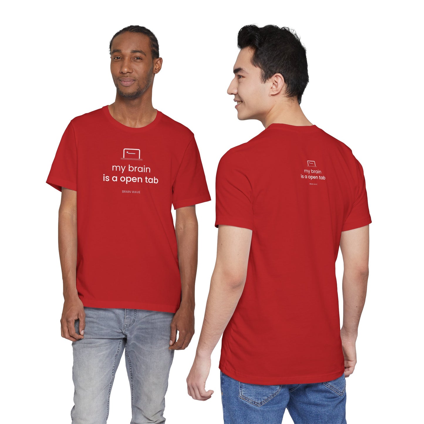 My Brain Is an Open Tab T-Shirt | ADHD Shirt | Funny Neurodivergent Tee | Brain Wave