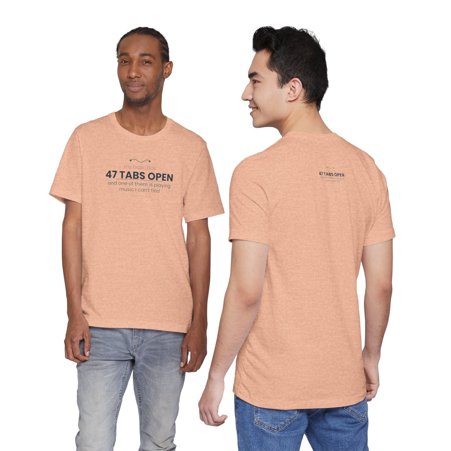 Neurospicy ADHD Graphic Tee | Funny Neurodivergent Shirt | Brain Wave
