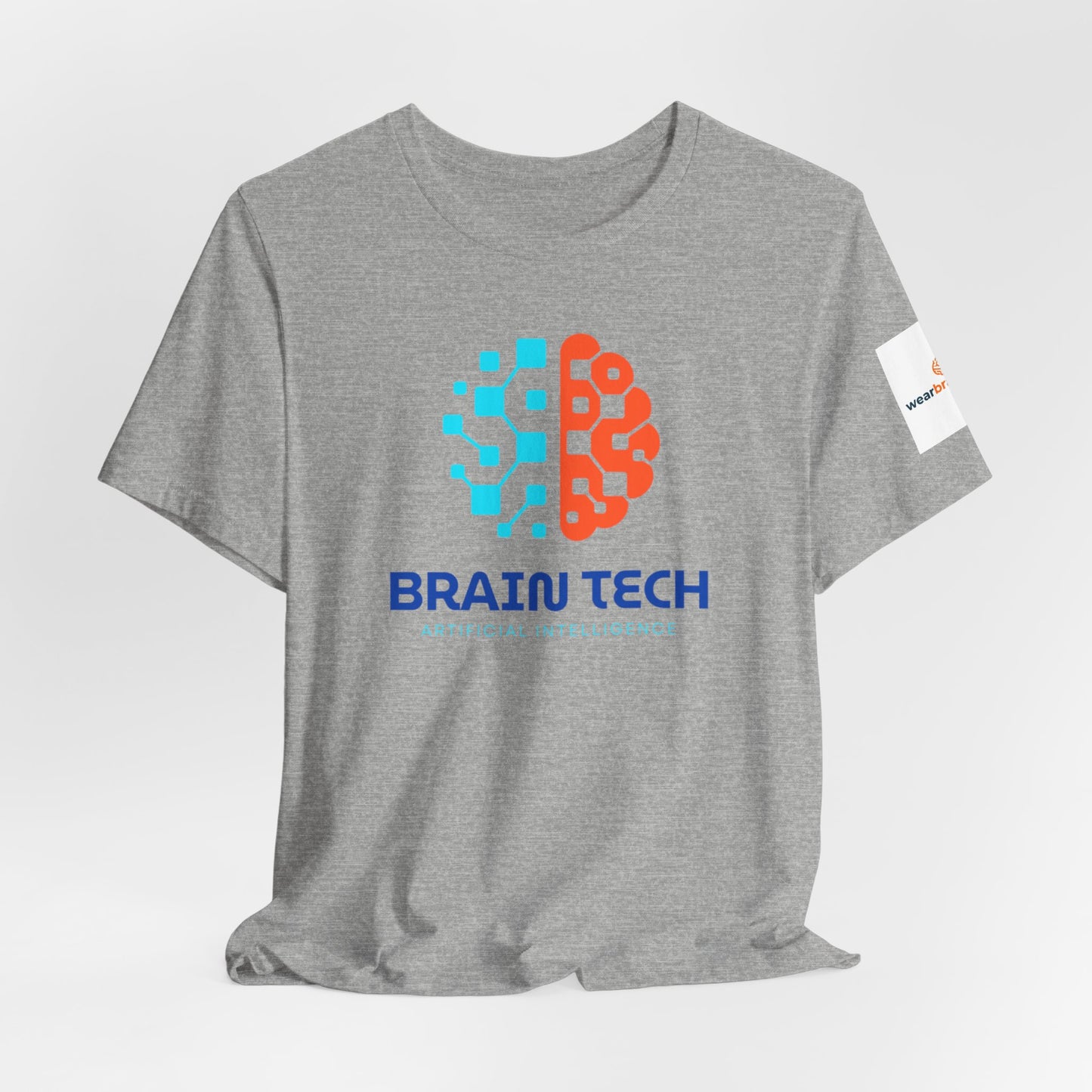 Neurodivergent Unisex T-Shirt, BrainTech AI Logo Graphic