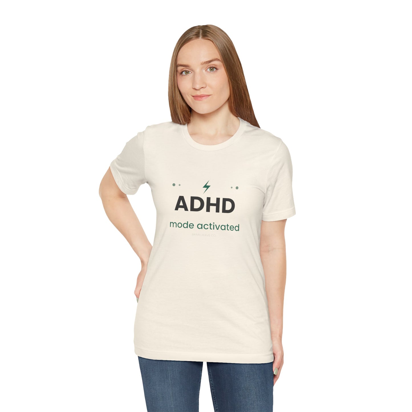 ADHD Mode Activated T-Shirt | Funny ADHD Shirt | Neurodivergent Tee | Brain Wave