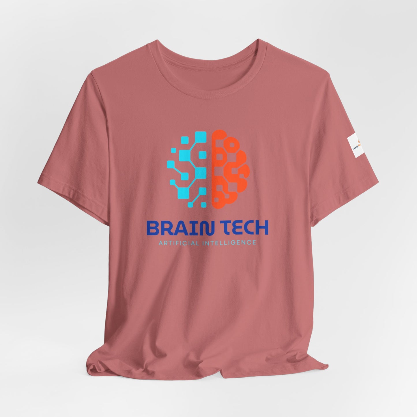 Neurodivergent Unisex T-Shirt, BrainTech AI Logo Graphic