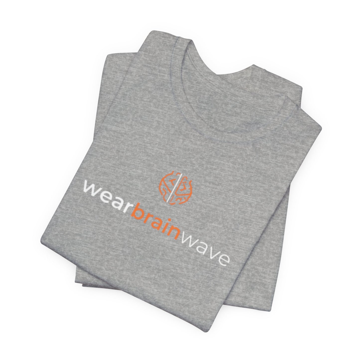 Neurodivergent Unisex T-Shirt, Modern Brainwave Logo Graphic