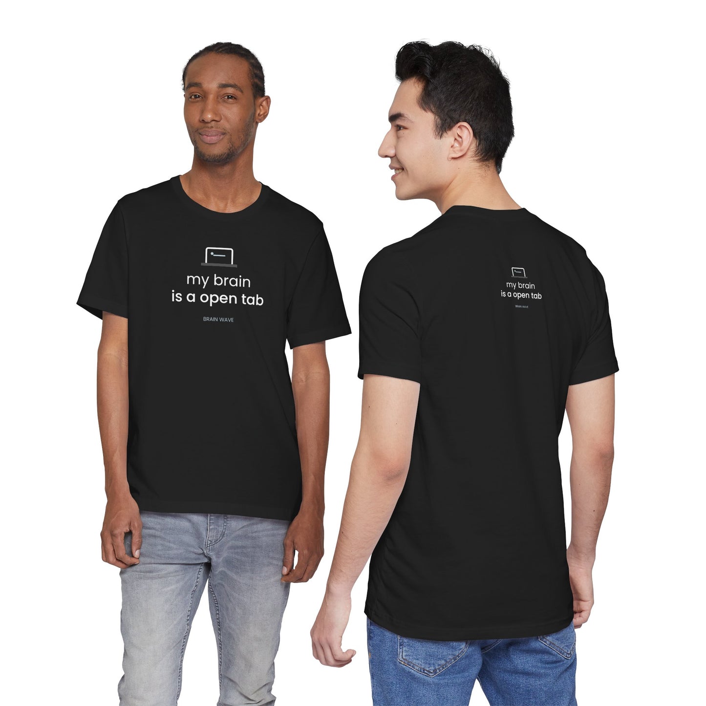 My Brain Is an Open Tab T-Shirt | ADHD Shirt | Funny Neurodivergent Tee | Brain Wave