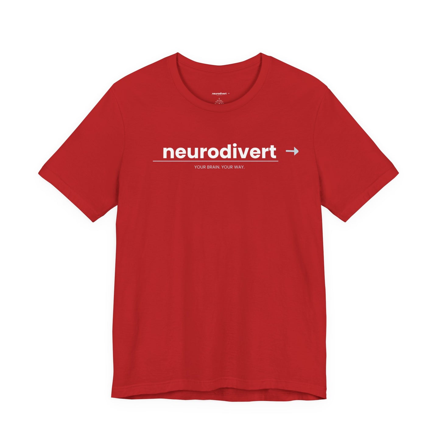 Neurodivert T-Shirt | ADHD Pride Shirt | Neurodivergent Tee | Brain Wave