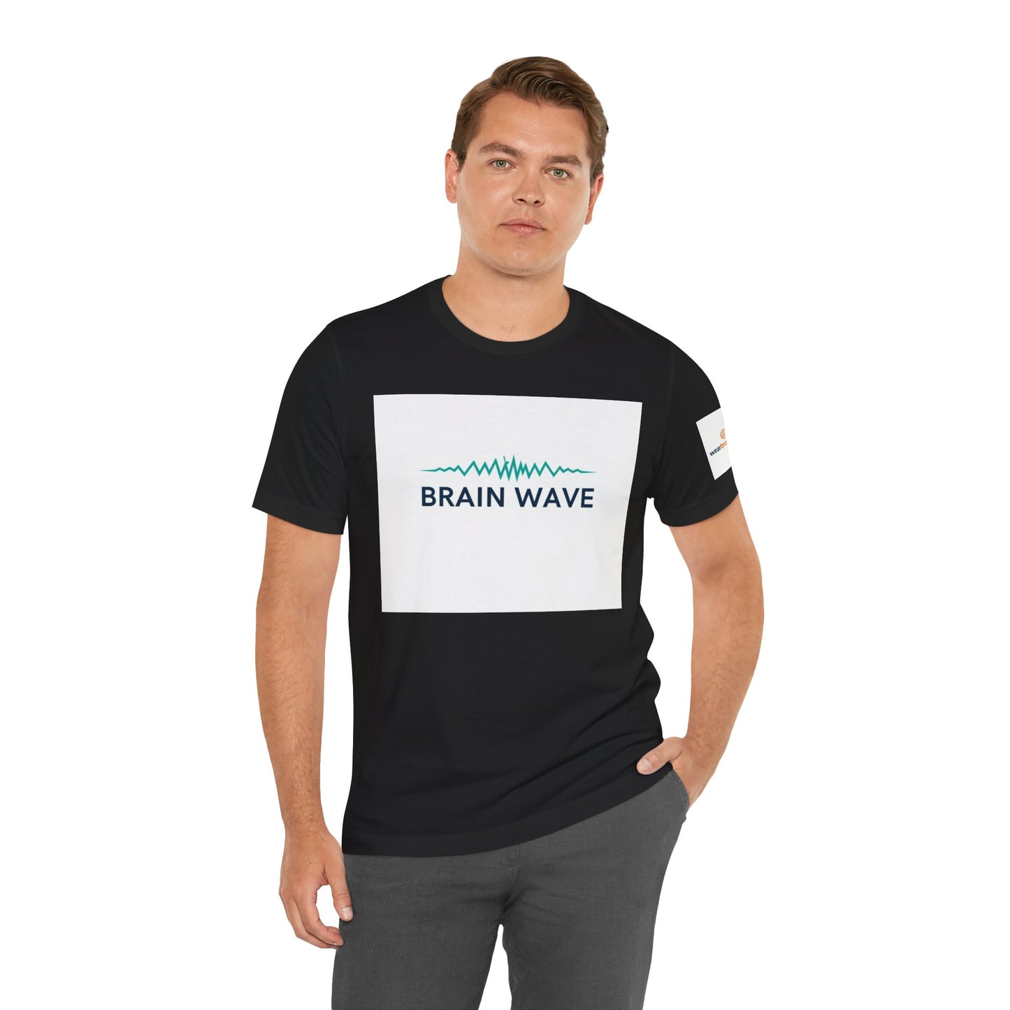 ADHD Unisex T-Shirt, Brain Wave Brain Noise Graphic Design