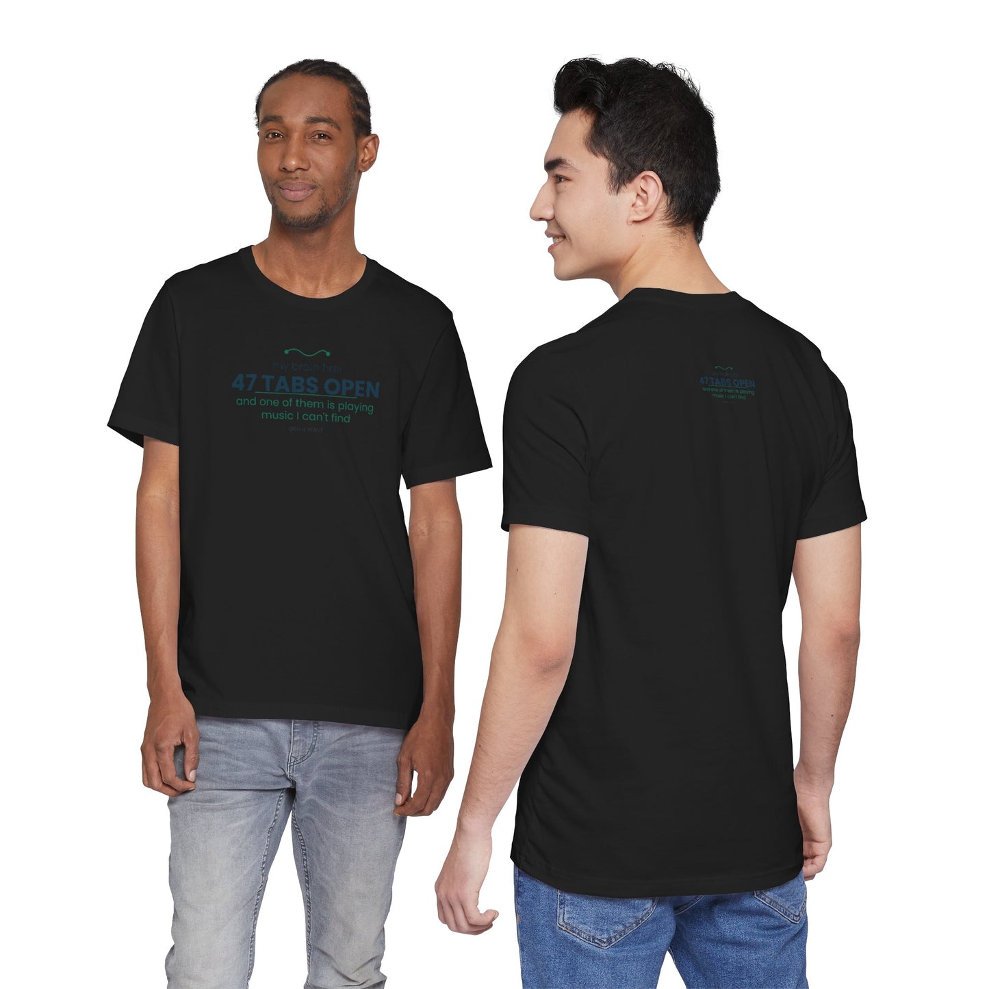 Neurospicy ADHD Graphic Tee | Funny Neurodivergent Shirt | Brain Wave