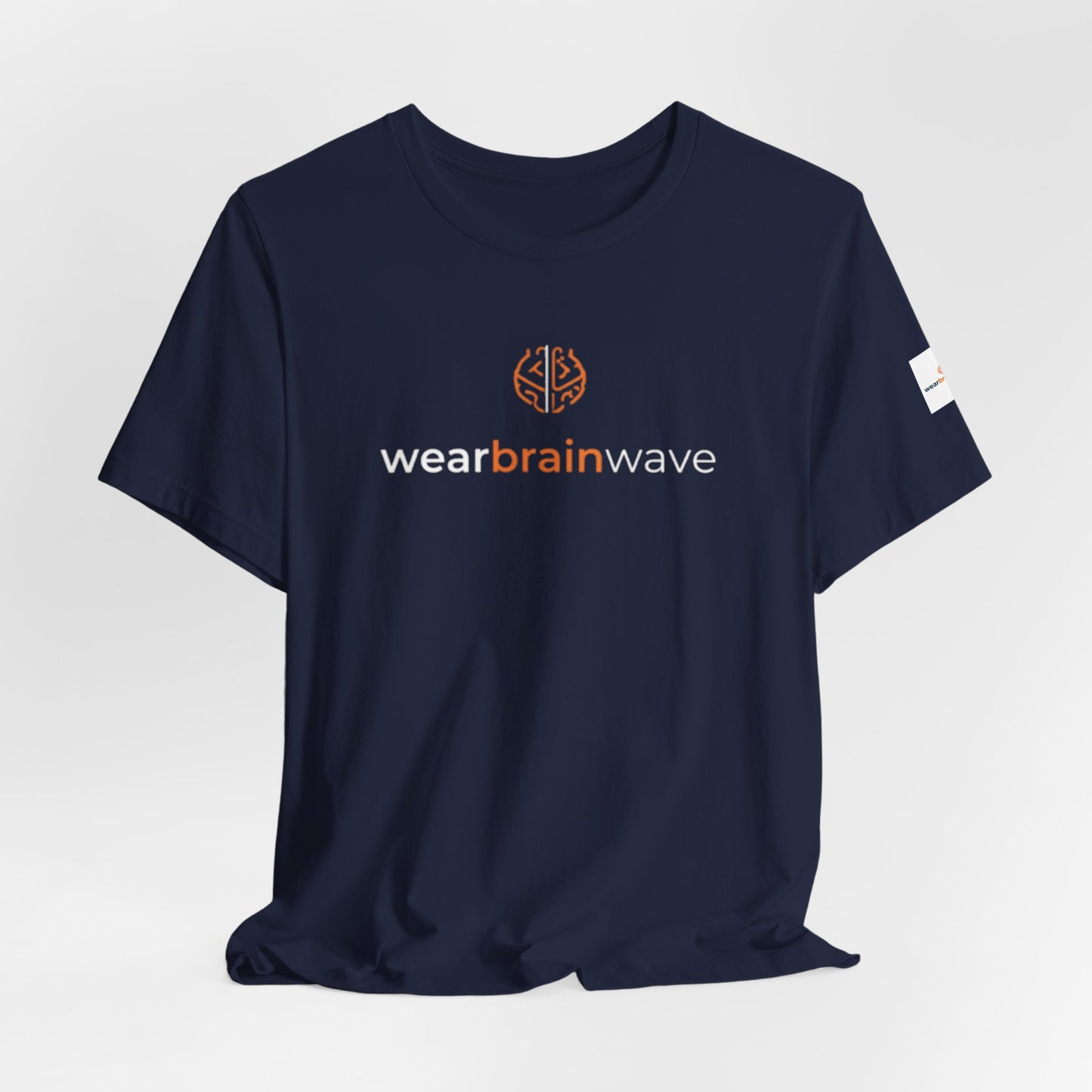 Neurodivergent Unisex T-Shirt, Modern Brainwave Logo Graphic