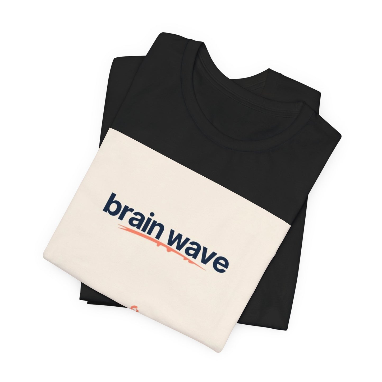 ADHD and Neurodivergent Unisex T-Shirt, Brain Wave Logo Design