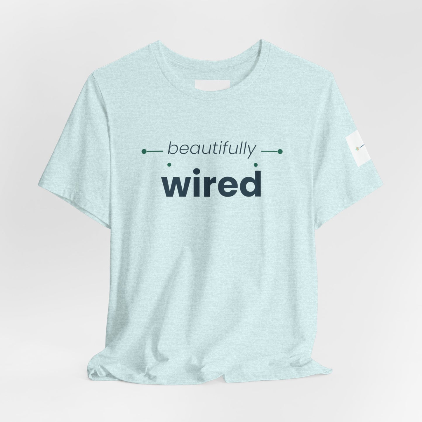 ADHD Unisex T-Shirt, Beautifully Wired Minimal Tech Graphic
