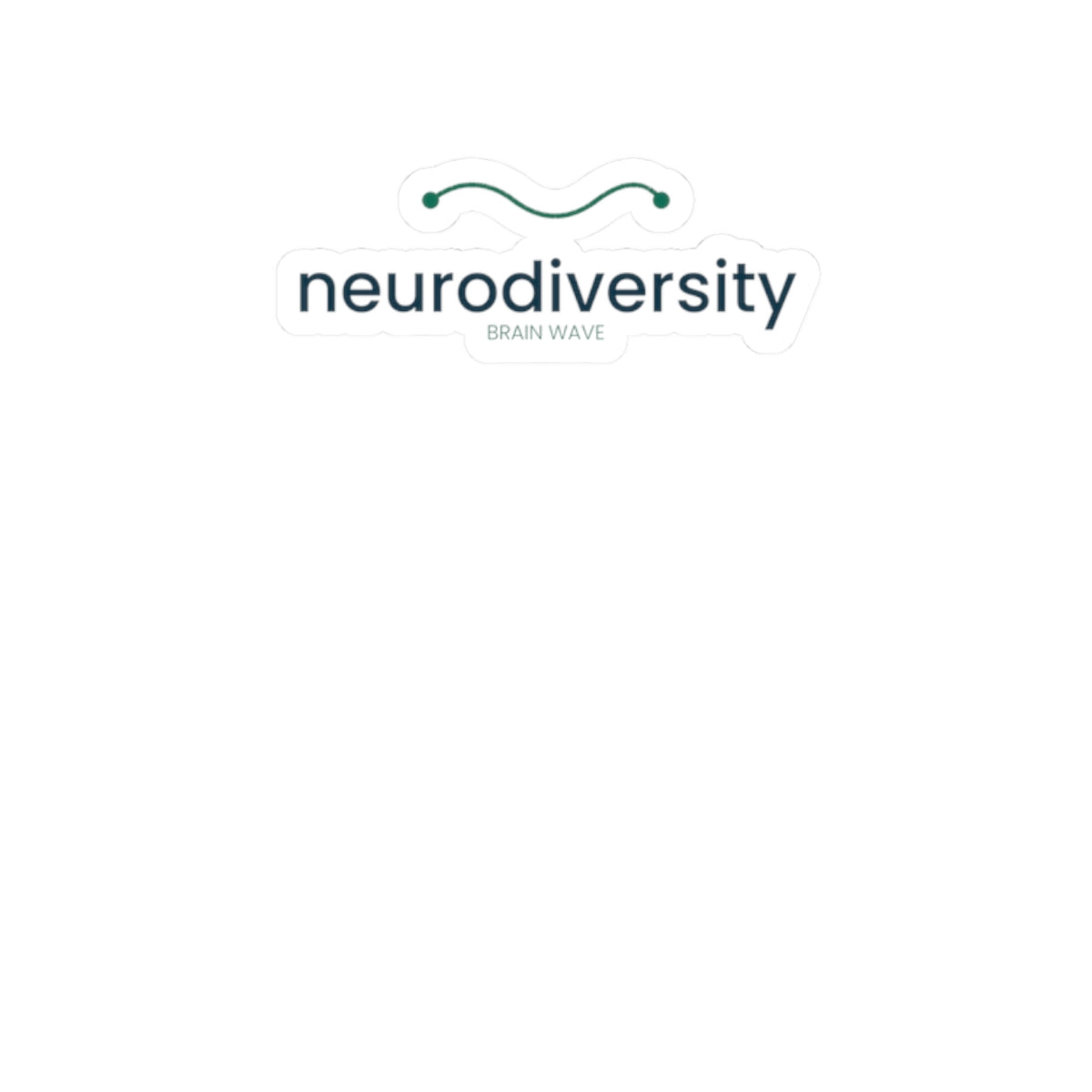 Neurodiversity ADHD Sticker | Neurospicy Vinyl Sticker | Neurodivergent Gift | Brain Wave