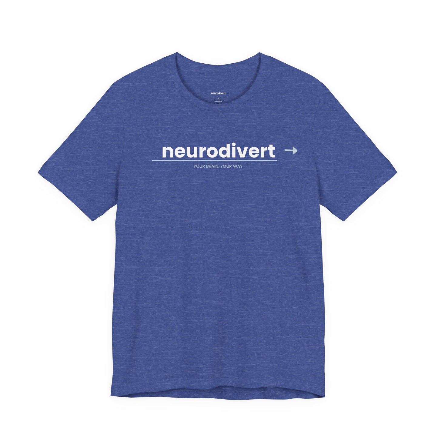 Neurodivert T-Shirt | ADHD Pride Shirt | Neurodivergent Tee | Brain Wave