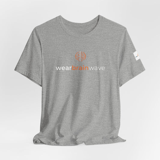 Neurodivergent Unisex T-Shirt, Modern Brainwave Logo Graphic