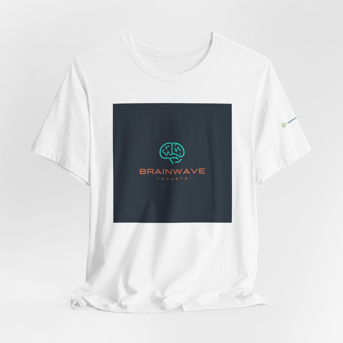 ADHD Awareness Unisex T-Shirt, Brainwave Tronetz Minimal Tech Logo