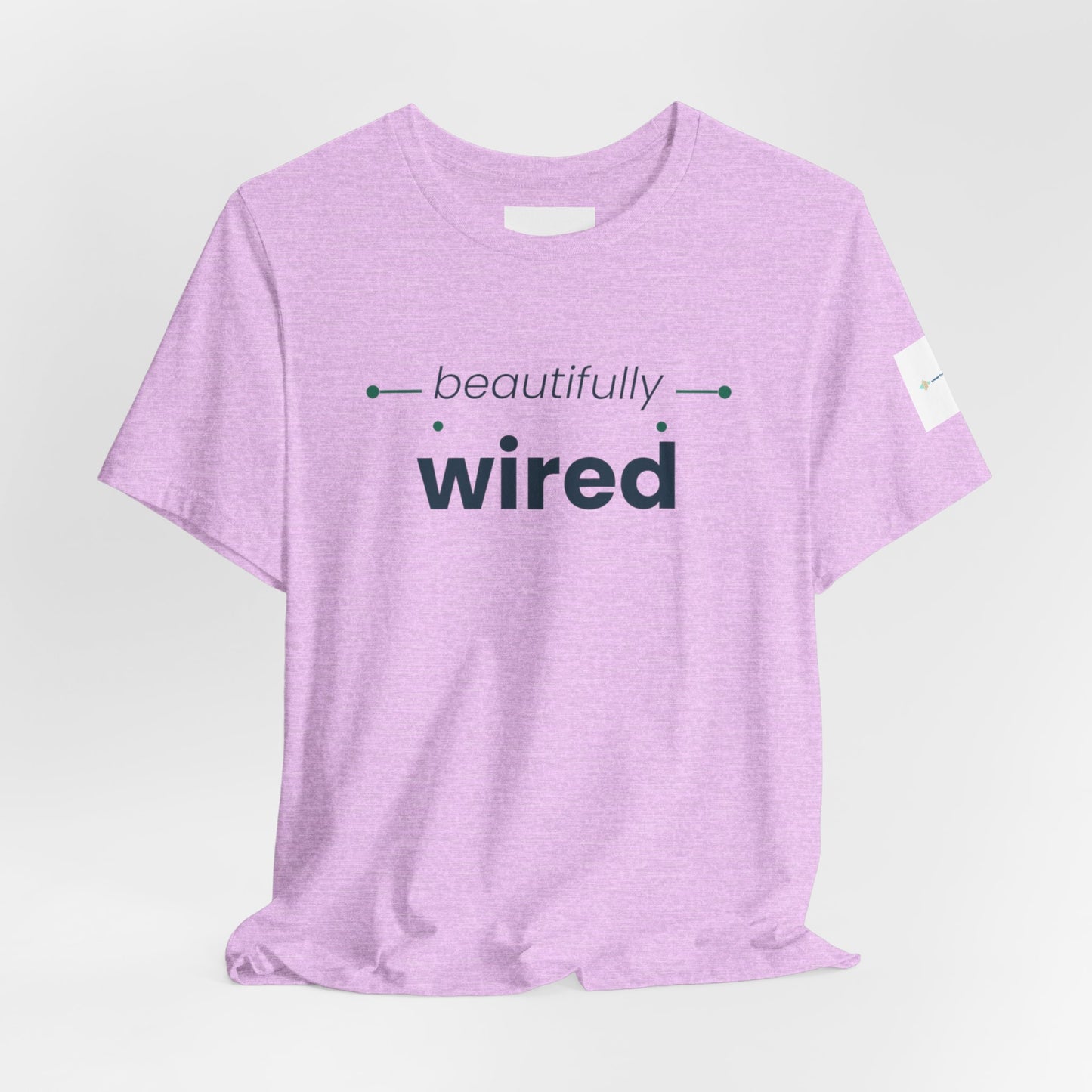 ADHD Unisex T-Shirt, Beautifully Wired Minimal Tech Graphic