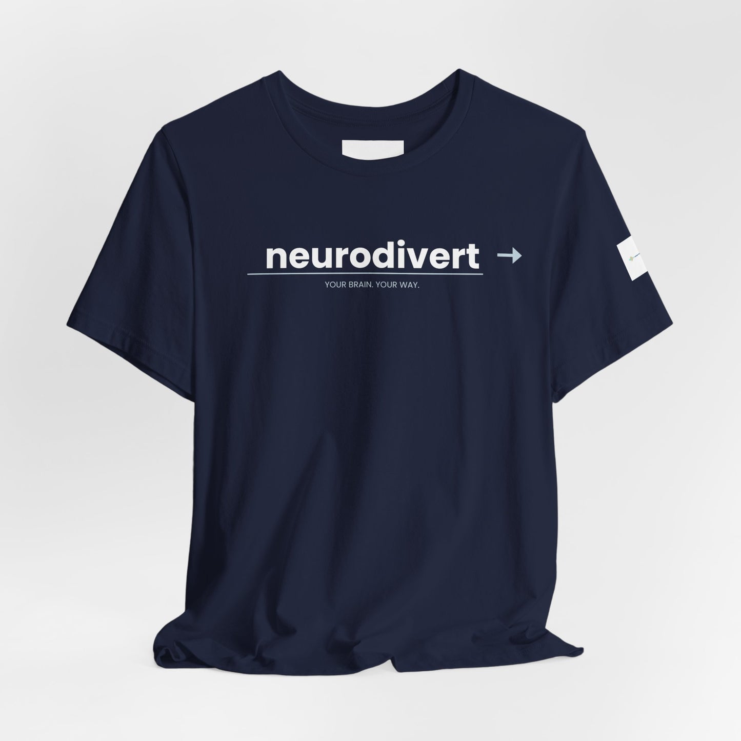 Neurodiversity Unisex T-Shirt, Neurodivert Your Brain Your Way