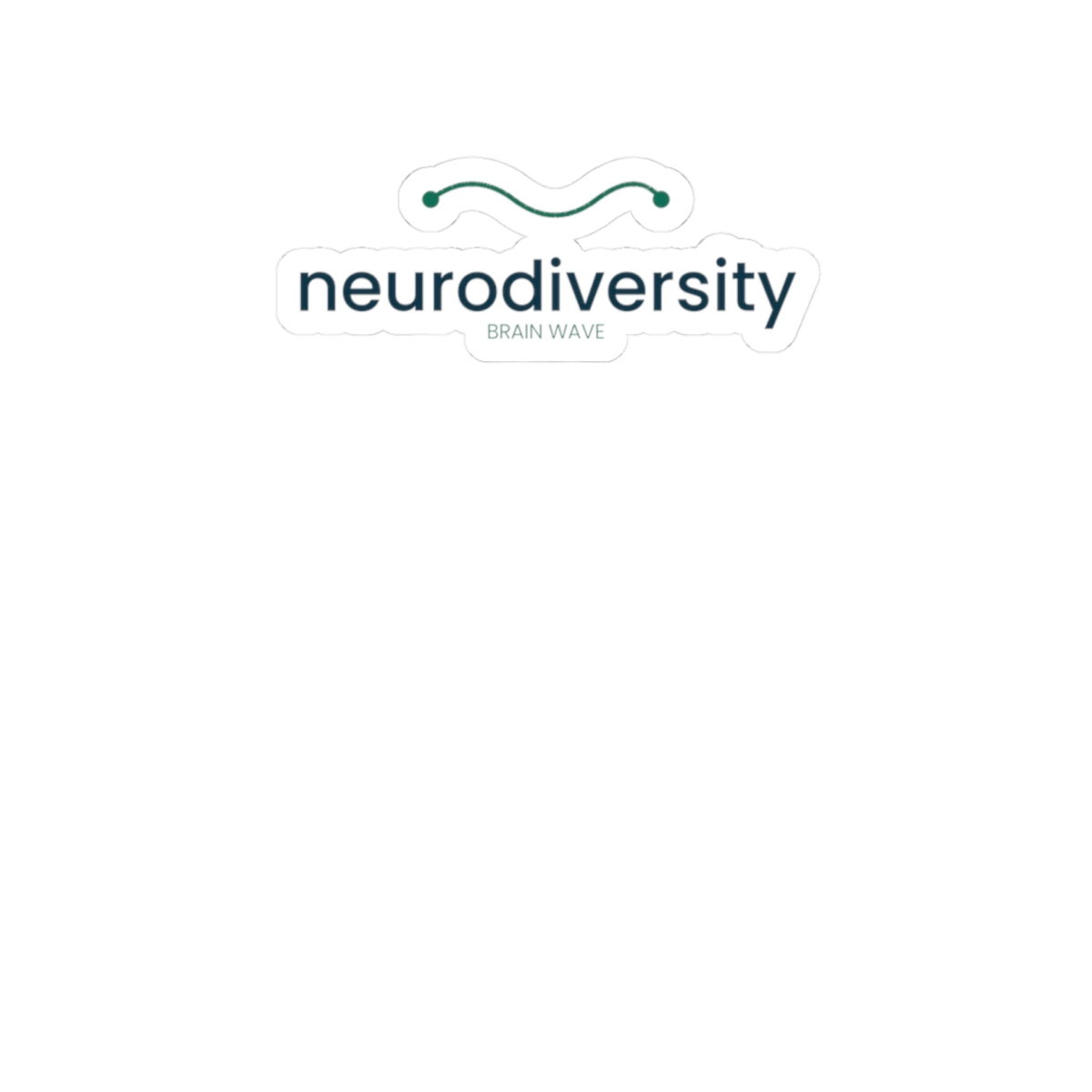 Neurodiversity ADHD Sticker | Neurospicy Vinyl Sticker | Neurodivergent Gift | Brain Wave