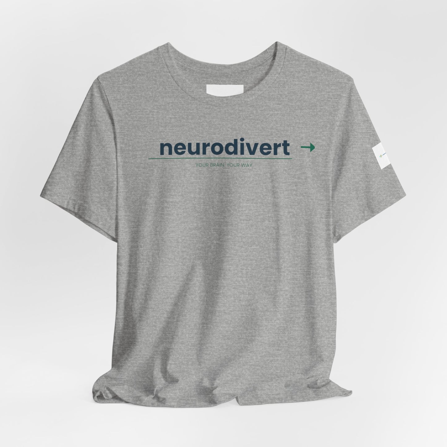 Neurodiversity Unisex T-Shirt, Neurodivert Your Brain Your Way