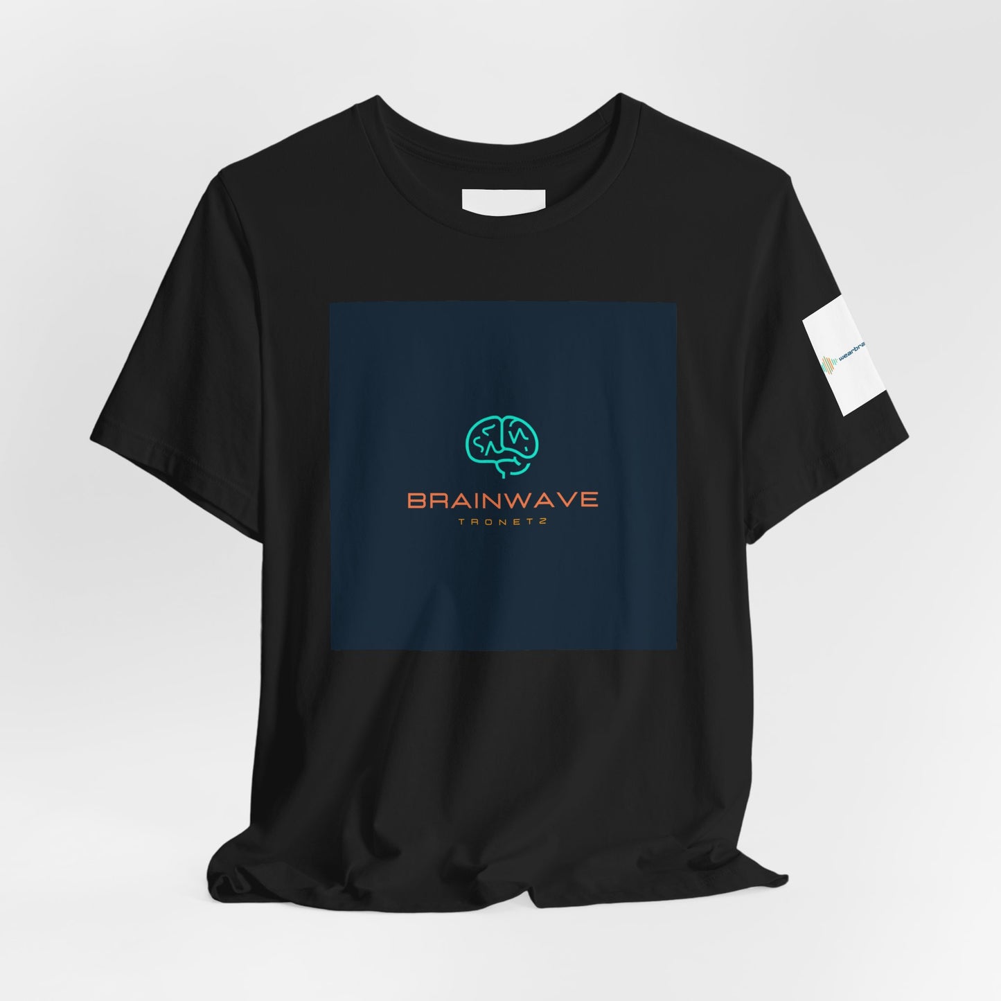 ADHD Awareness Unisex T-Shirt, Brainwave Tronetz Minimal Tech Logo