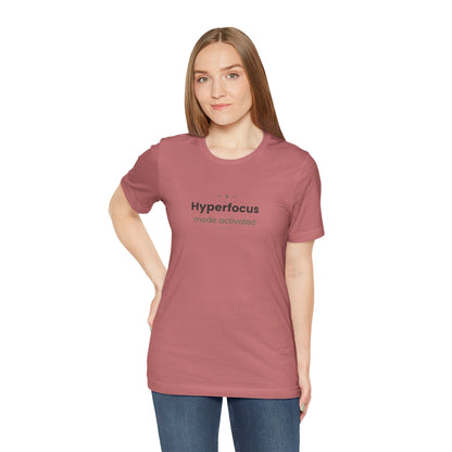 Hyperfocus Mode: Activated — Lightning Bolt Tee