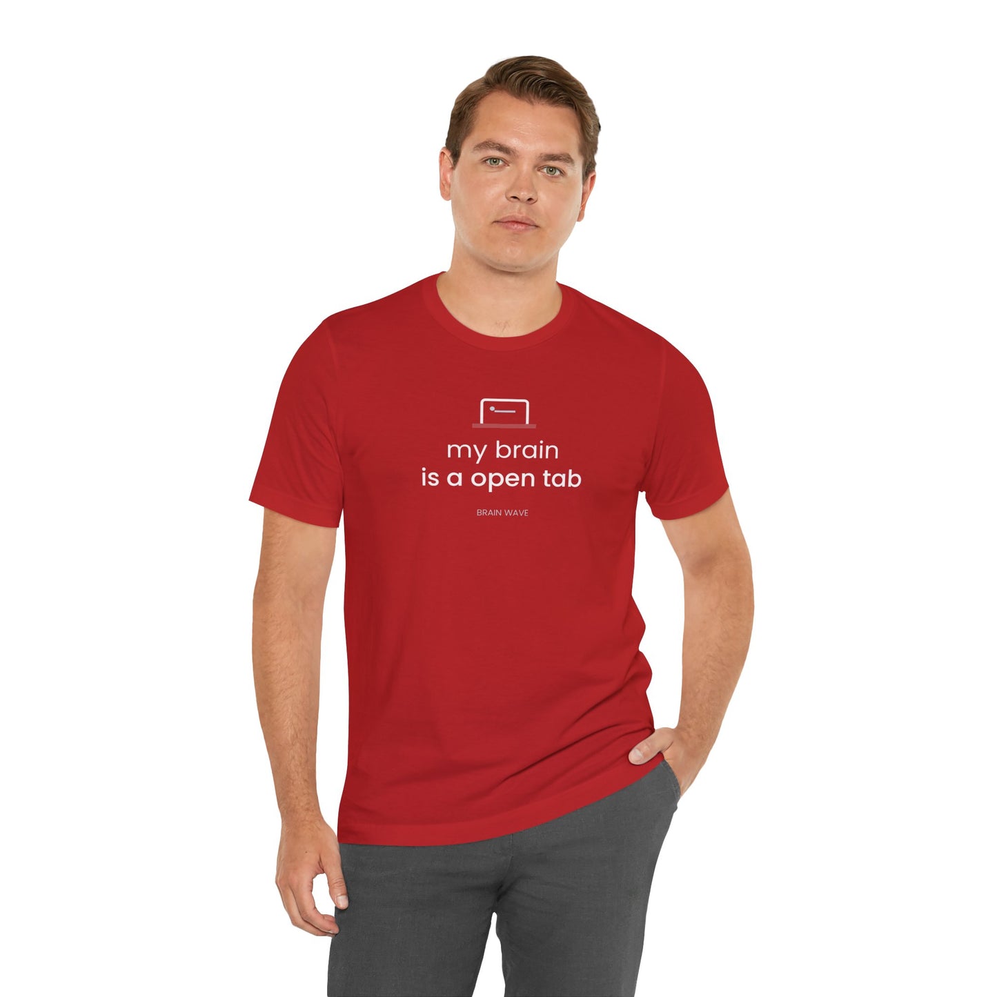 My Brain Is an Open Tab T-Shirt | ADHD Shirt | Funny Neurodivergent Tee | Brain Wave