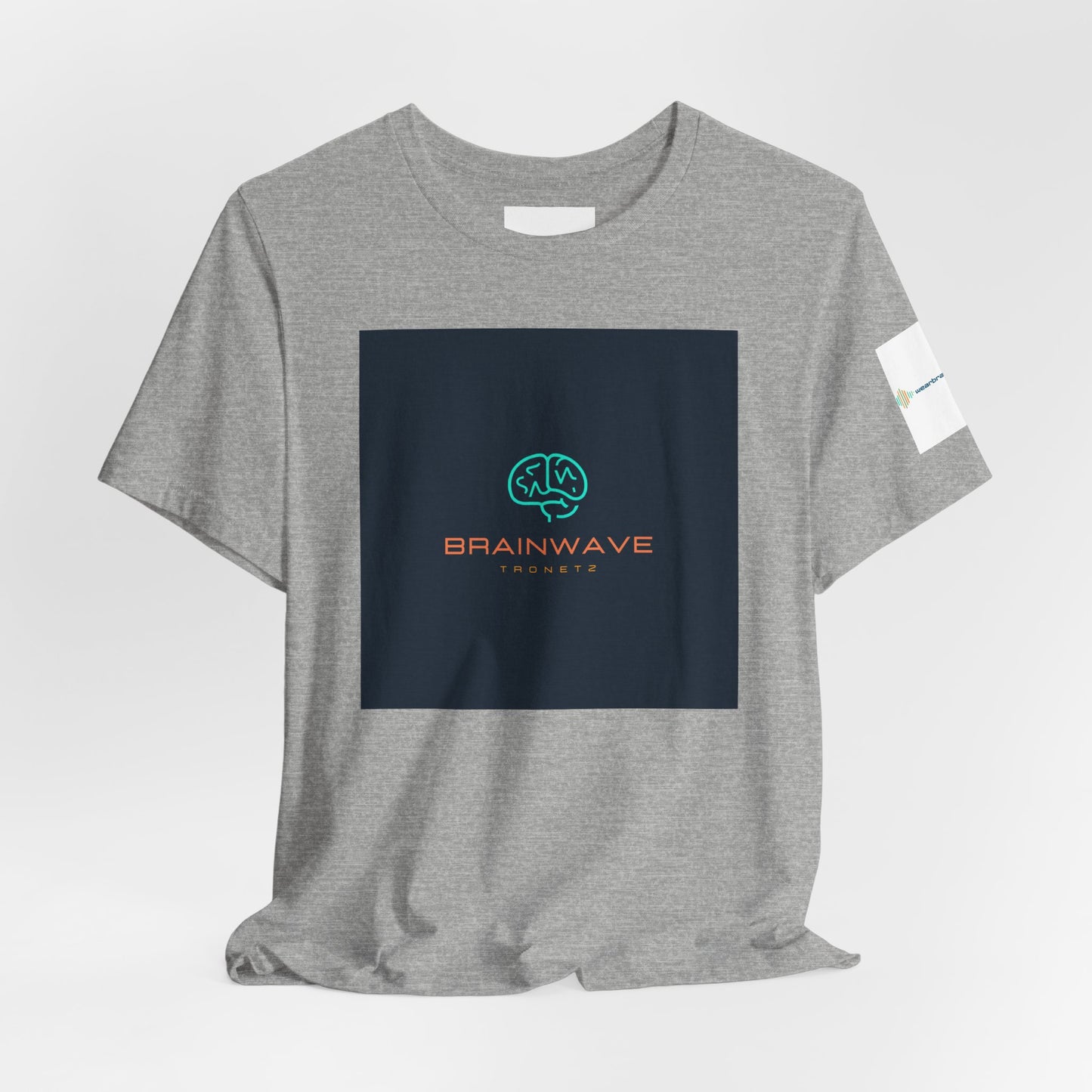 ADHD Awareness Unisex T-Shirt, Brainwave Tronetz Minimal Tech Logo