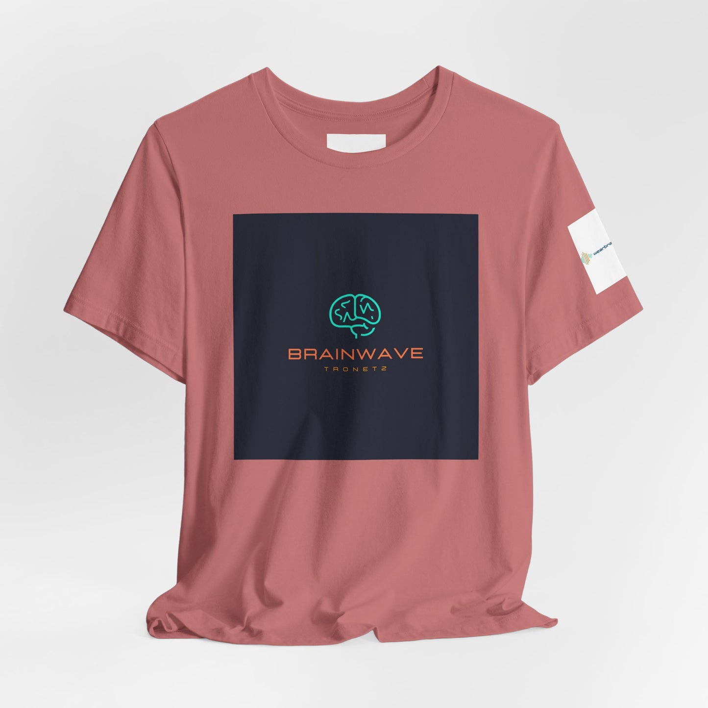 ADHD Awareness Unisex T-Shirt, Brainwave Tronetz Minimal Tech Logo