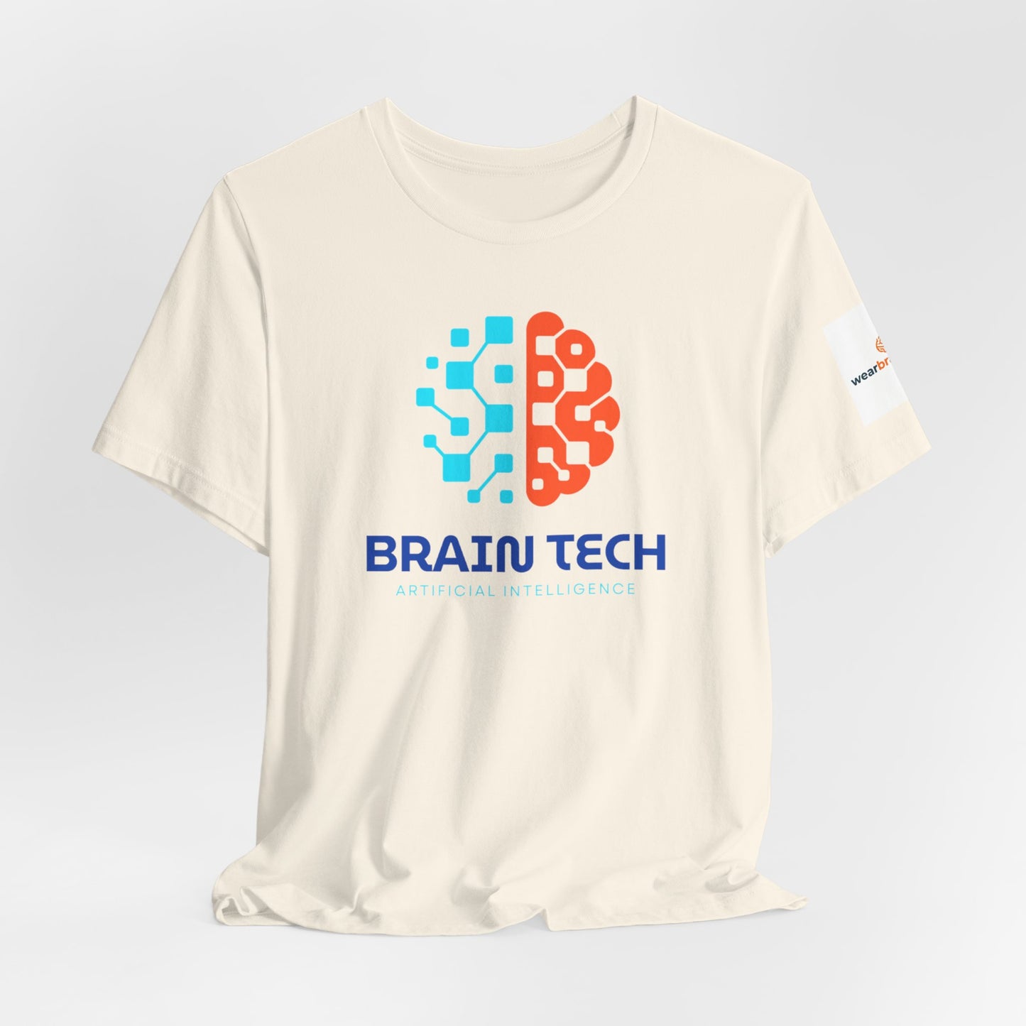 Neurodivergent Unisex T-Shirt, BrainTech AI Logo Graphic