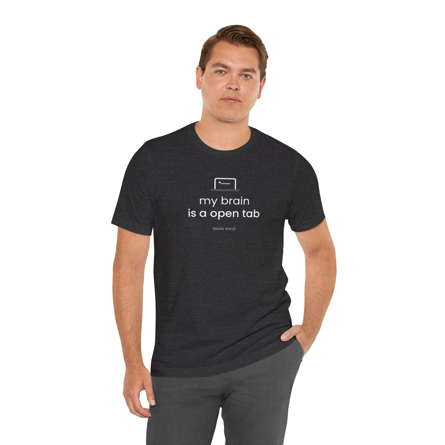 My Brain Is an Open Tab T-Shirt | ADHD Shirt | Funny Neurodivergent Tee | Brain Wave