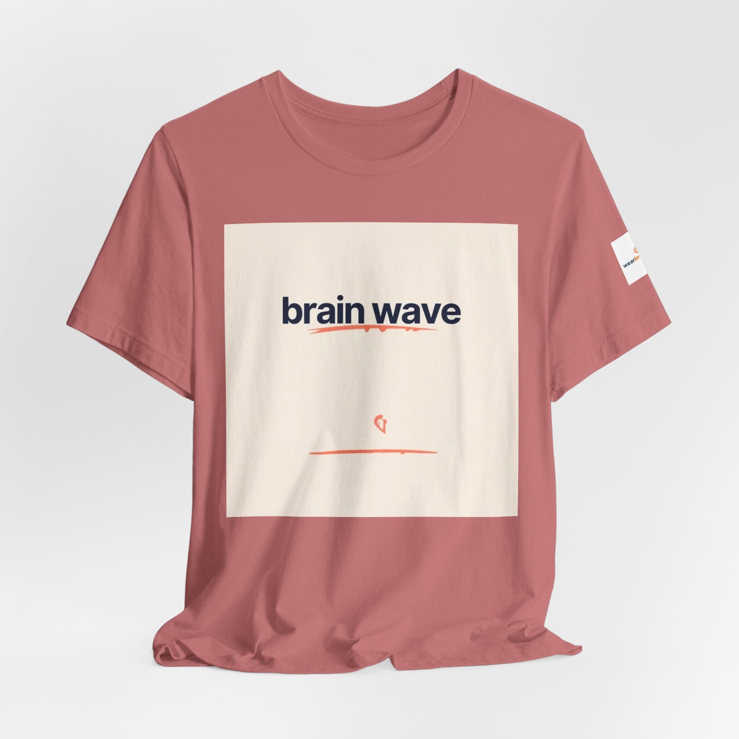 ADHD and Neurodivergent Unisex T-Shirt, Brain Wave Logo Design