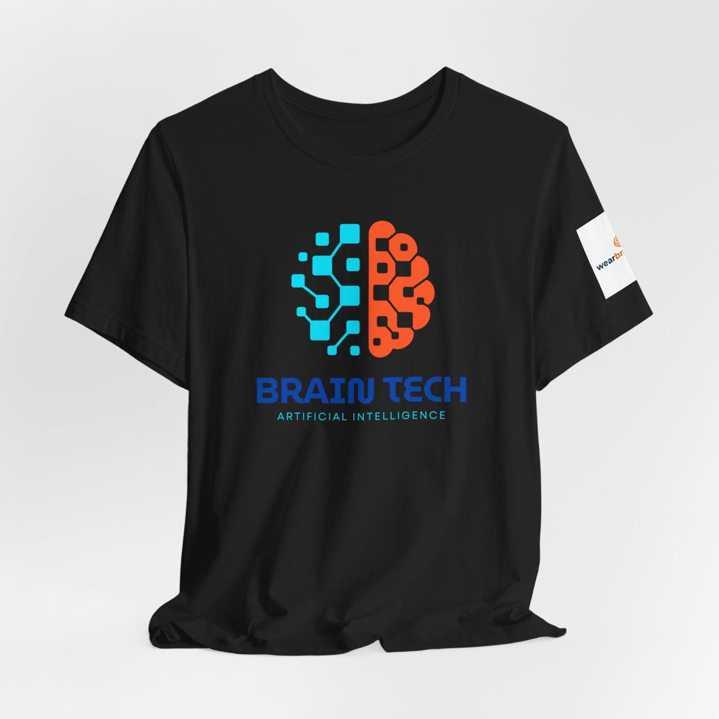 Neurodivergent Unisex T-Shirt, BrainTech AI Logo Graphic
