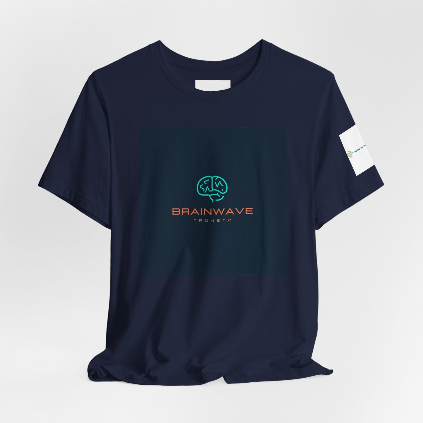 ADHD Awareness Unisex T-Shirt, Brainwave Tronetz Minimal Tech Logo
