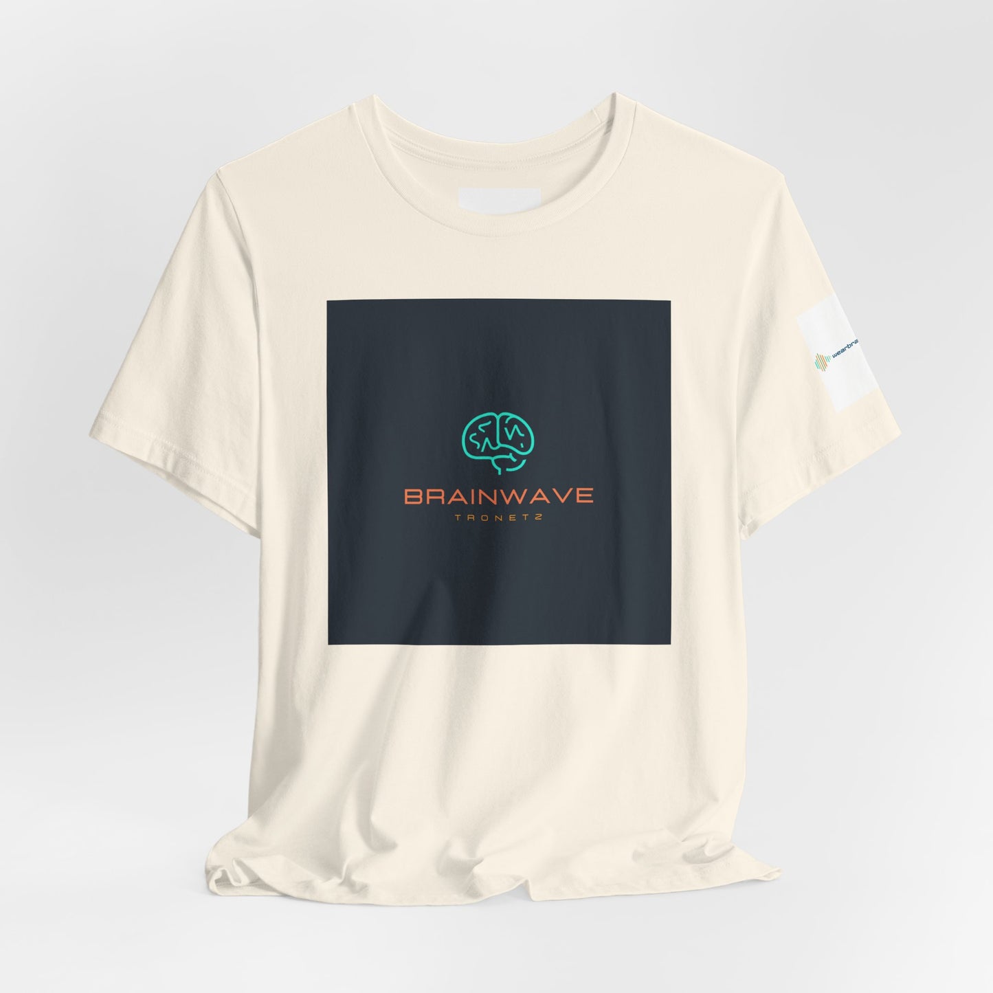 ADHD Awareness Unisex T-Shirt, Brainwave Tronetz Minimal Tech Logo